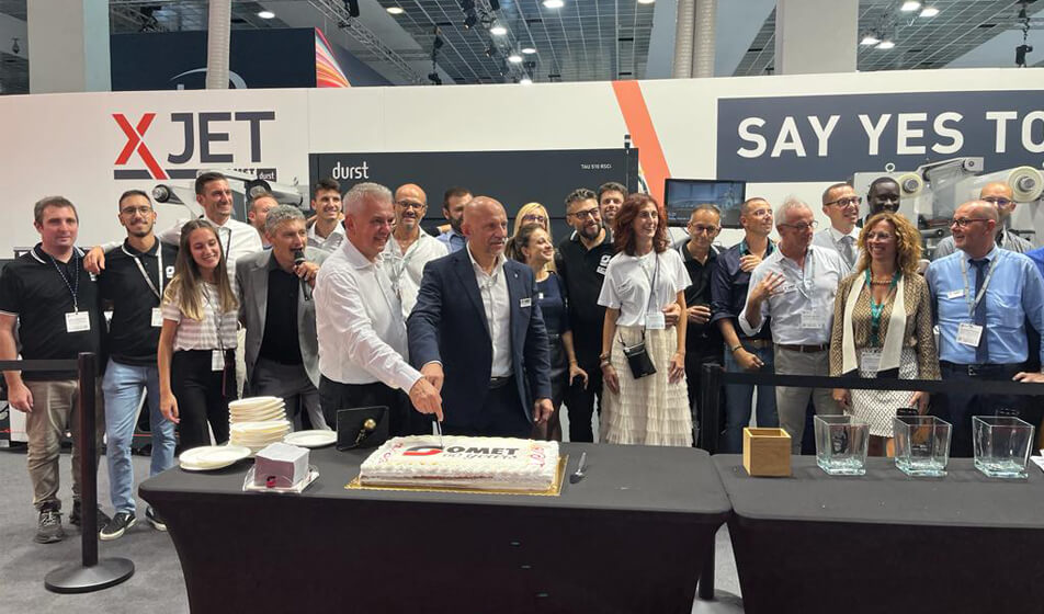 Innovation and tradition: OMET celebrates its 60 years anniversary at Labelexpo Europe 2023